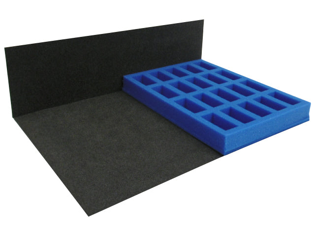 N23H Compartment Tray (23mm, half width) — Premium Foam