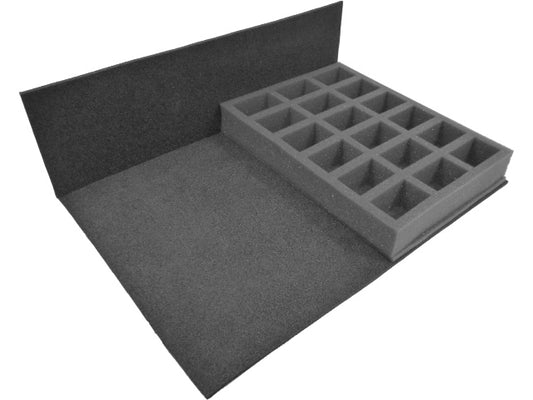 F32H Compartment Tray (32mm, half width) — Standard Foam