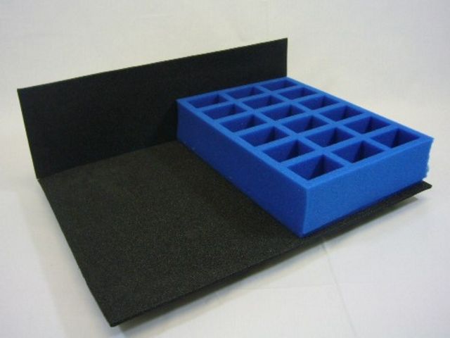 F51H Compartment Tray (51mm, half width) — Premium Foam