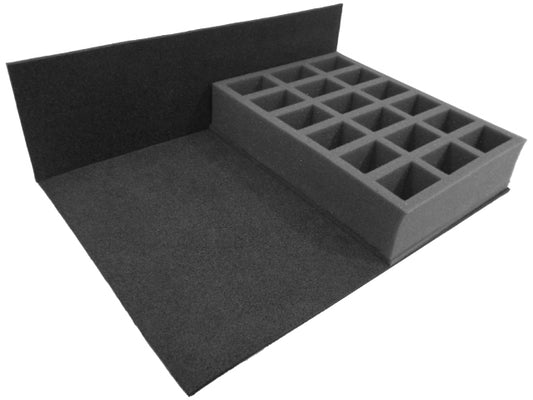 F51H Compartment Tray (51mm, half width) — Standard Foam
