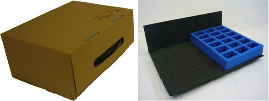 Card Case (Half) with 54 F32 Compartments — Premium Foam