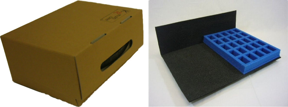 Card Case (Half) with 100 M23 Compartments — Premium Foam