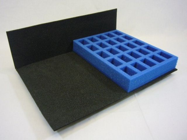 M32H Compartment Tray (32mm, half width) — Premium Foam